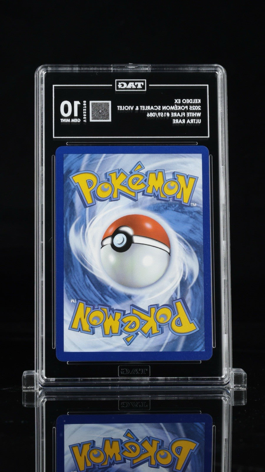 ‼️Keldeo ex 159/086: White Flare Holo TAG GRADE 10! SAME DAY SHIP~SHOOT OFFER!💨