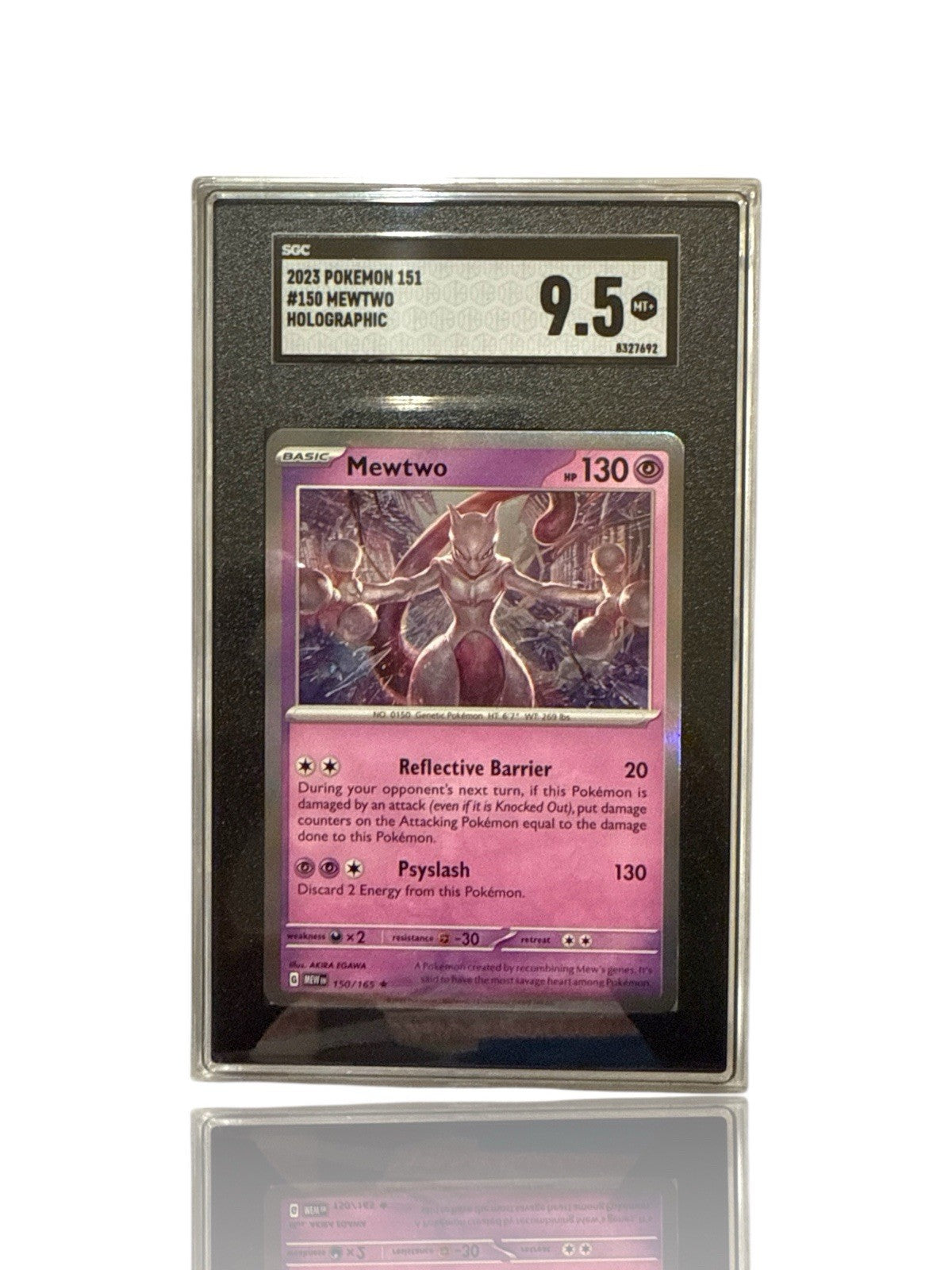 ‼️Pokemon Mewtwo 150/165: Scarlet & Violet 151 Holo GRADE 9.5! SHOOT OFFER!💨