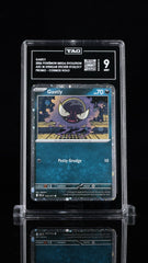 😈 Gastly Cosmos Holo Promo 123/217~ TAG GRADE 9! FAST SHIP SHOOT OFFER!💨