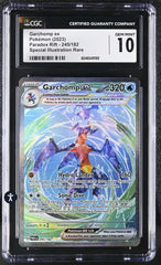‼️Garchomp ex 245/182 SV04: Paradox Rift Holo GRADE 10! SHIPS SAME DAY! 💨