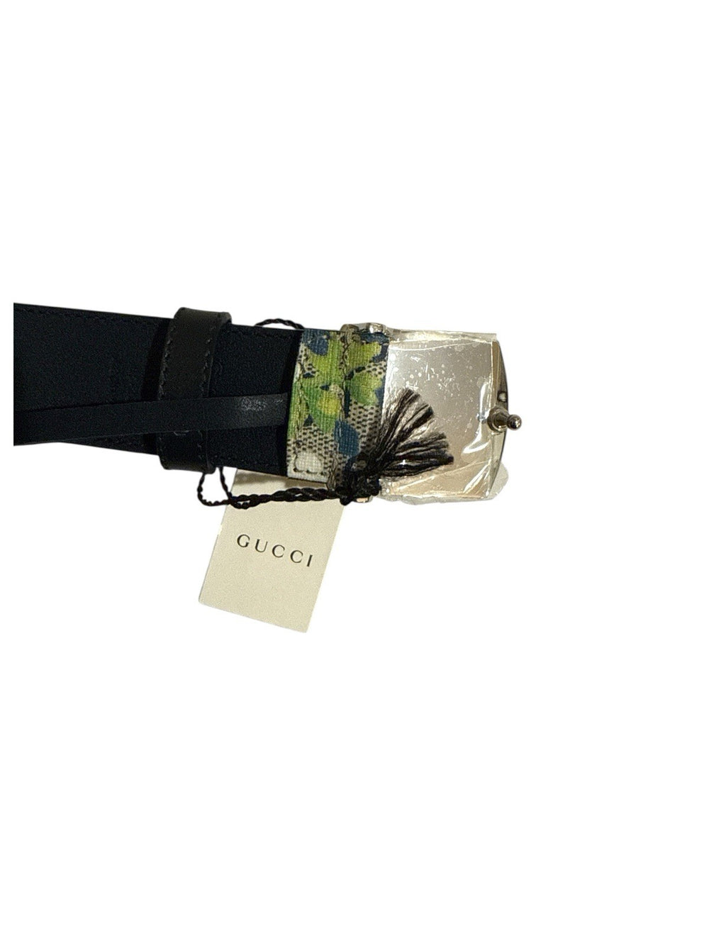 ‼️Gucci GG Blooms Floral Leather Belt Silver Buckle Blue SIZE 115/46 SHOOT OFFER