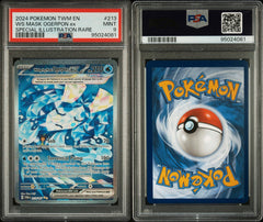 ‼️2024 POKEMON TWM EN WS MASK OGERPON ex SPECIAL ILLUSTRATION RARE PSA GRADE 9💨
