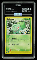 ⚠️ BULBASAUR 2004 POKEMON EX MAGMA VS AQUA #39~TAG 8.5~ SILVER DIAMOND MBA 💎