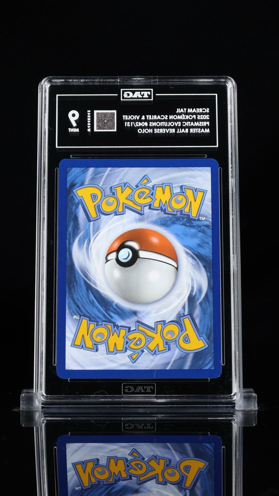 ‼️SCREAM TAIL 2025 POKÉMON PRISMATIC EVOLUTIONS #042/131 MASTER BALL TAG 9!💨