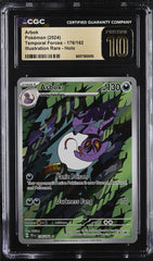 ‼️Pokemon Arbok #176 Temporal Forces GRADE 10 PRISTINE GOLD LABEL TOP POP!💨