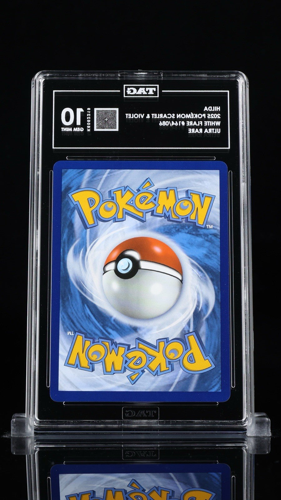 ‼️ Hilda 164/086 Pokemon White Flare Holo~ TAG GRADE 10~ LOW POP!💨