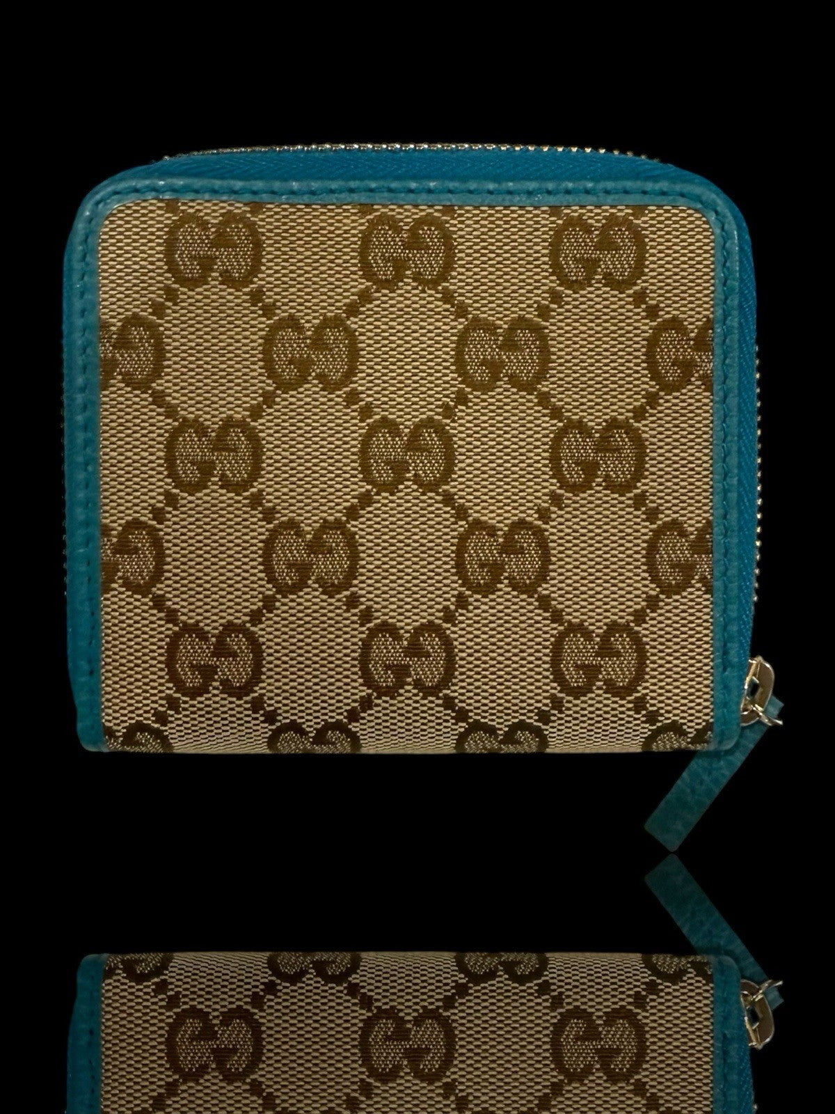 🌀 RARE NEW W/ TAGS GUCCI~Coin Purse Sky Blue~ FAST SHIP SHOOT OFFER💨