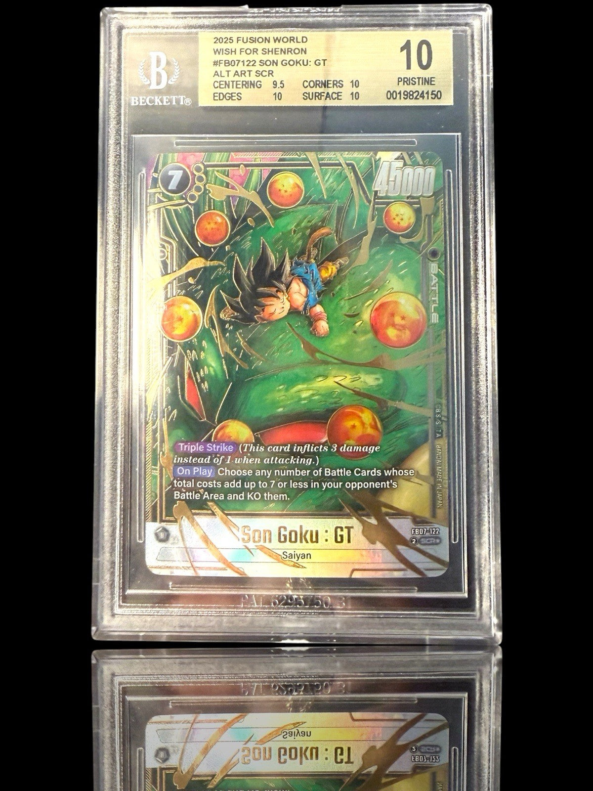 💎 2025 DBS Fusion World Wish For Shenron FB07122 Son Goku SCR BGS 10 PRISTINE💨