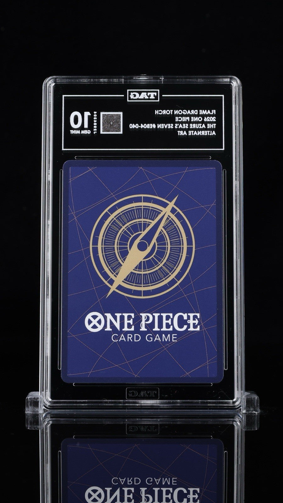 🔥 FLAME DRAGON TORCH ONE PIECE THE AZURE SEA'S SEVEN #EB04-040 TAG 10~RANK #1💨
