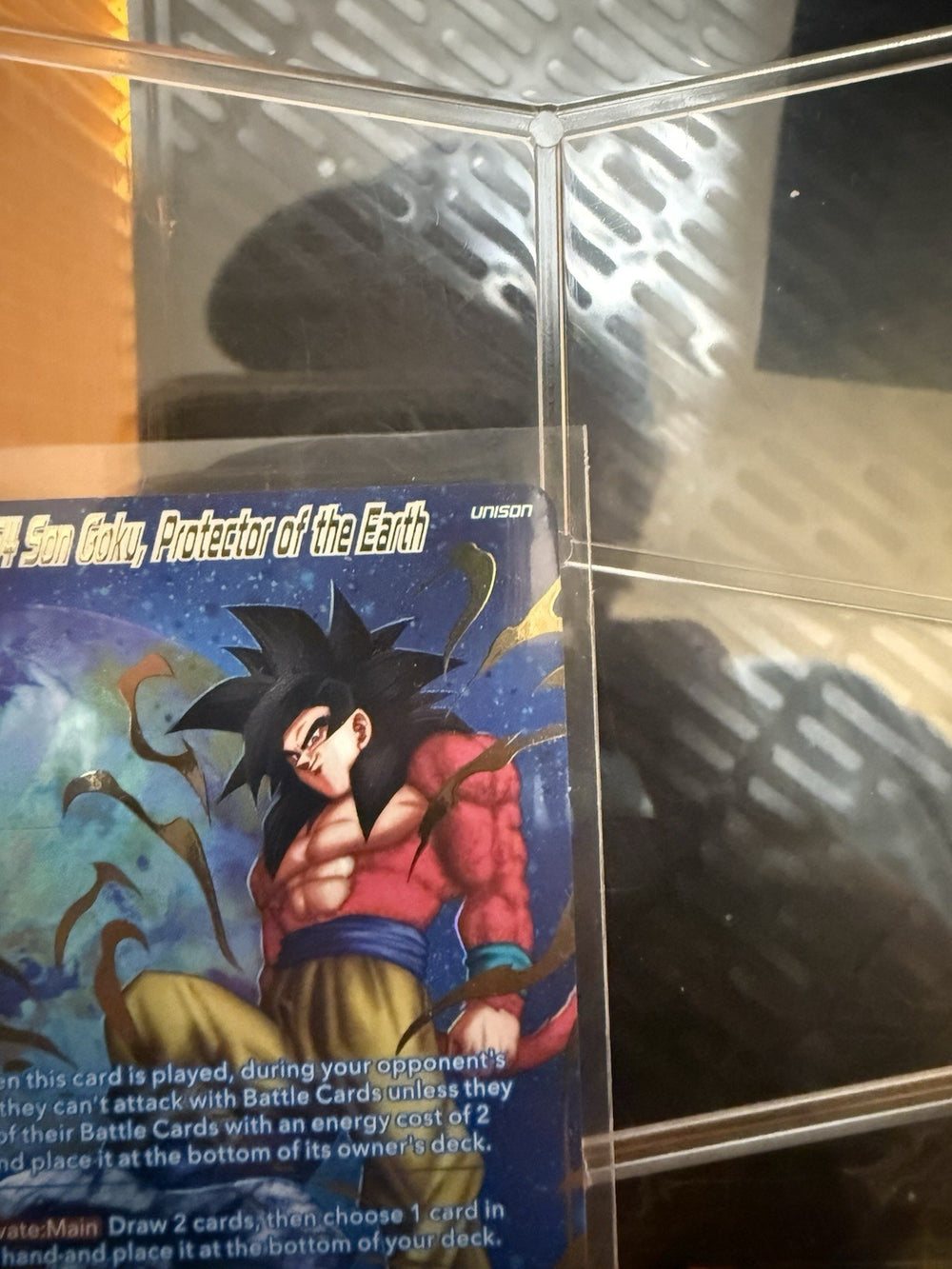 🔥 Dragon Ball Super Card Game SS4 Son Goku, Protector of the Earth Vermilion 💨