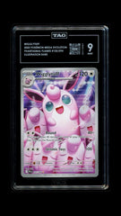 ‼️Wigglytuff 105/094 Phantasmal Flames Holo TAG GRADE 9! FAST SHIP SHOOT OFFER💨