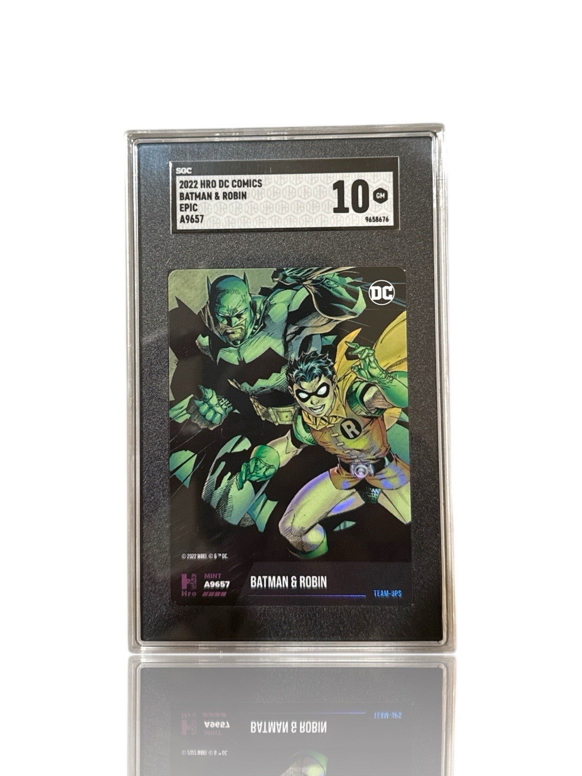 ‼️DC COMICS BATMAN & ROBIN CARD GRADE 10! FAST SHIPPING~ SHOOT OFFER!💨
