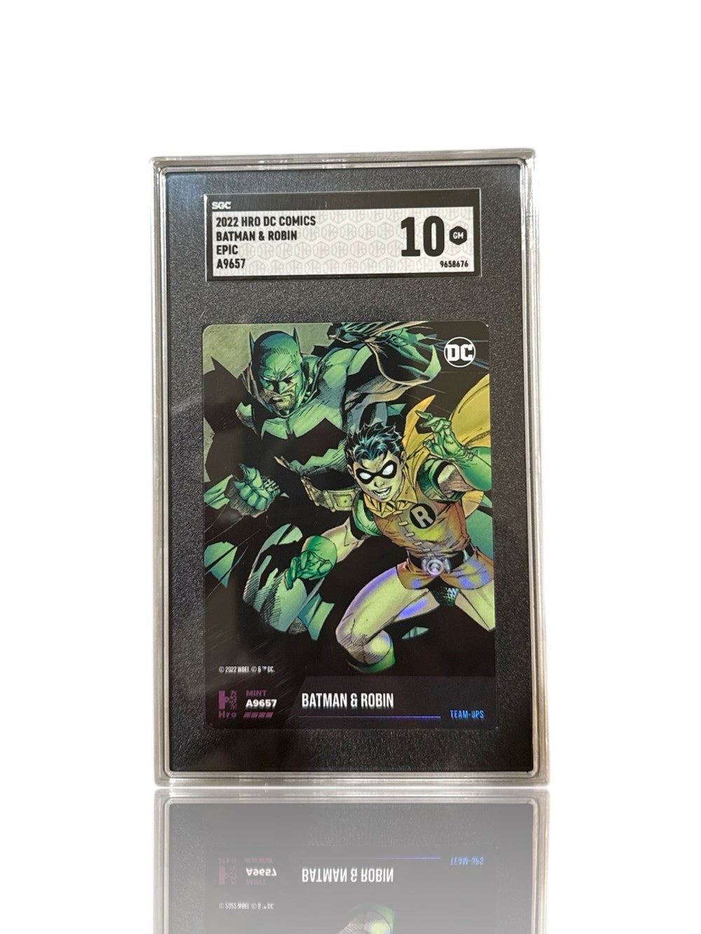 ‼️DC COMICS BATMAN & ROBIN CARD GRADE 10! FAST SHIPPING~ SHOOT OFFER!💨