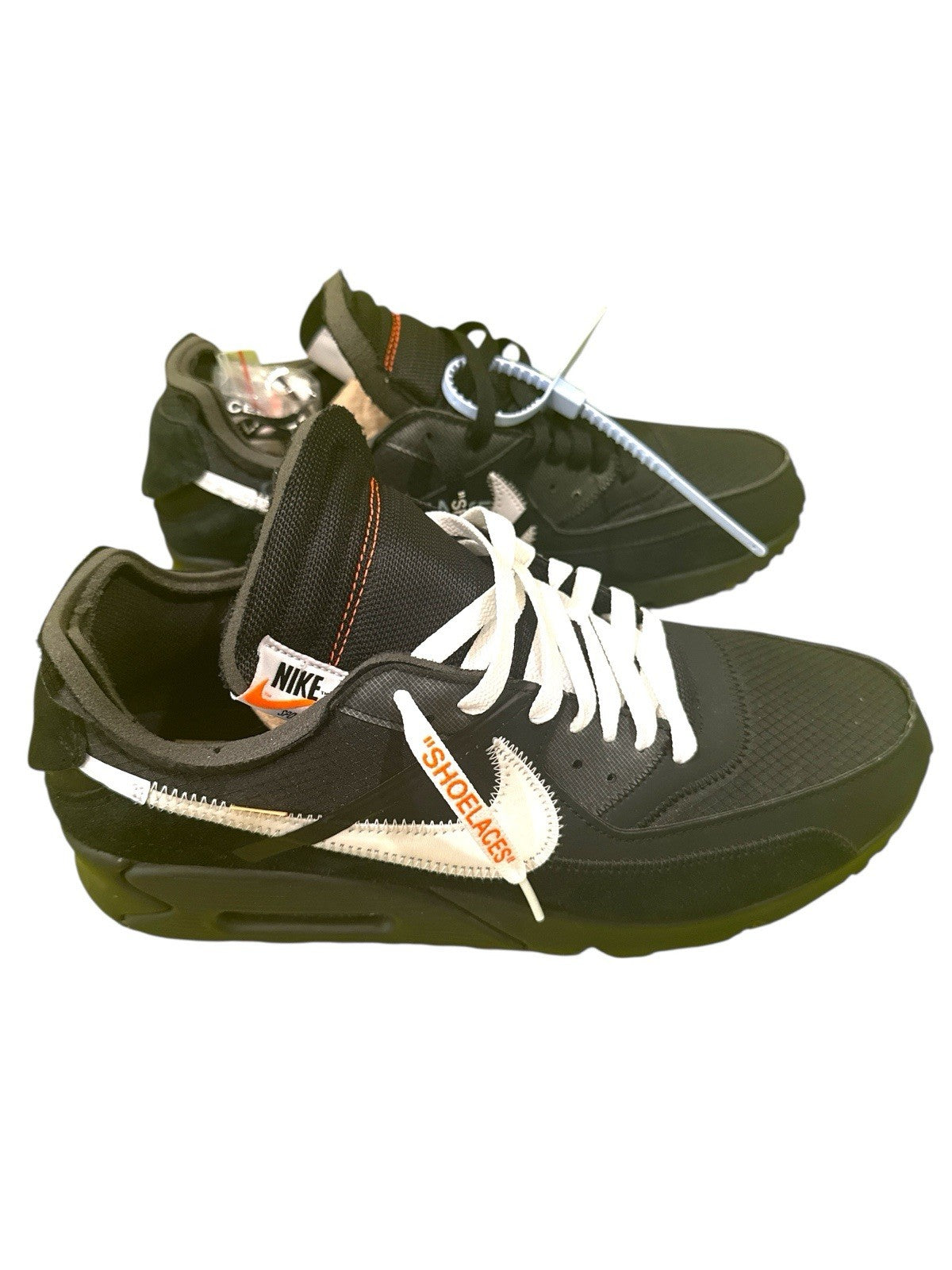 ‼️Size 13 - Nike Air Max 90 x OFF-WHITE Black 2019~NEW IN BOX! FAST SHIPPING!💨