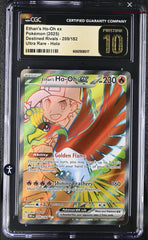 ‼️Ethan's Ho-Oh ex Pokémon (2025) Destined Rivals~ Ultra Rare GRADE 10 PRISTINE