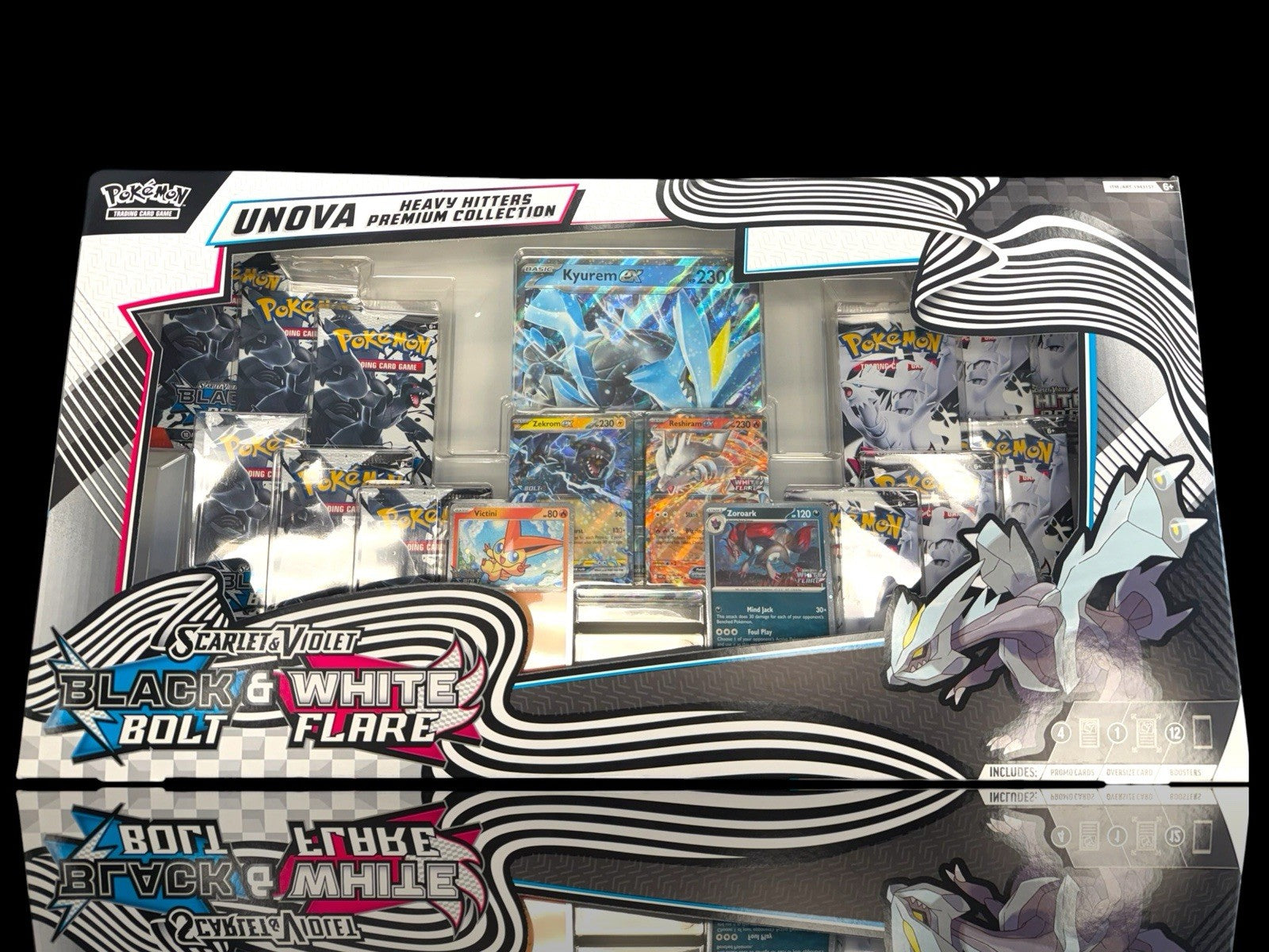 💎 Pokémon Black Bolt & White Flare Unova Heavy Hitters Premium Collection💨