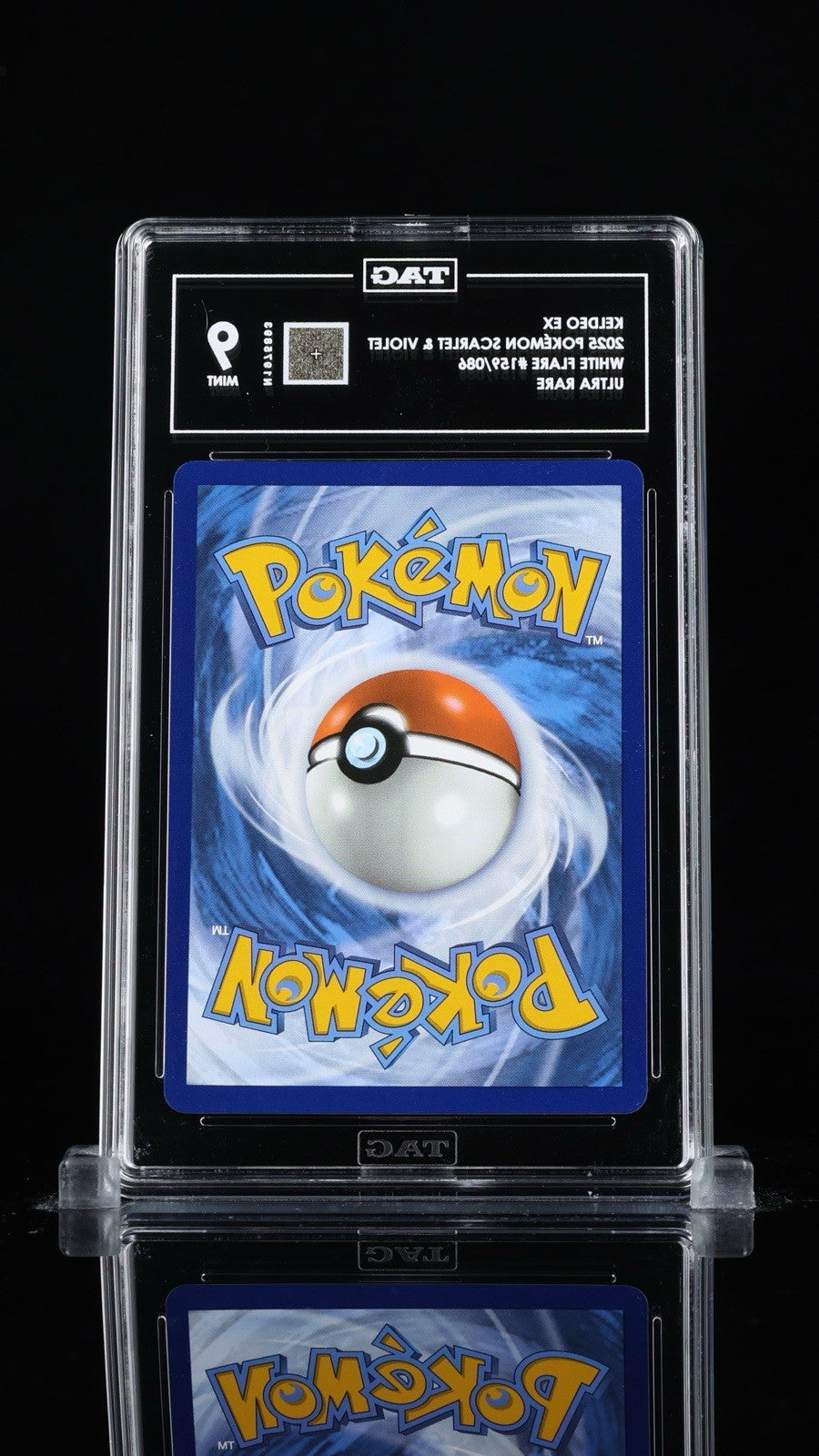 ‼️KELDEO EX 2025 POKÉMON SCARLET & VIOLET WHITE FLARE #159 ULTRA RARE TAG 9💨