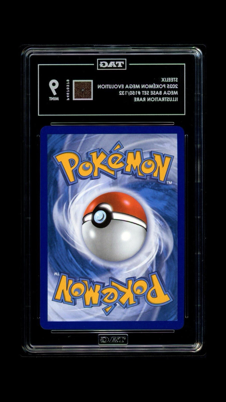 💙 Steelix 150/132 Mega Evolution Holo TAG GRADE 9! SAME DAY SHIP SHOOT OFFER💨