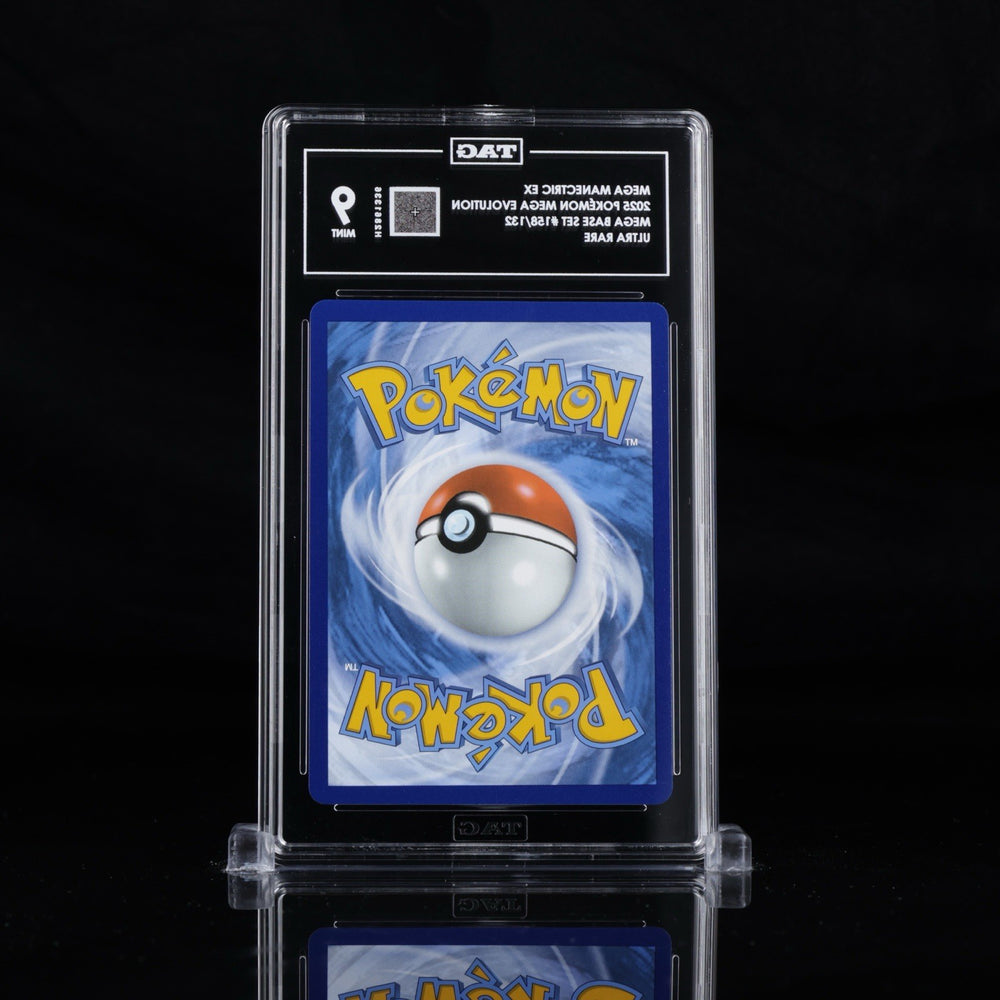 ‼️Pokemon Mega Manectric ex 158/132: Mega Evolution GRADE 9! FAST SHIPPING💨