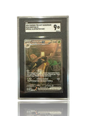 ‼️Pokemon Sinistcha ex 210/167: Twilight Masquerade Holo GRADE 9~SAME DAY SHIP