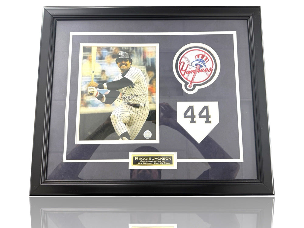 ⚠️Framed Reggie Jackson Yankees Auto 18x22"~COA GFA~HIGH QUALITY SHOOT OFFER💨