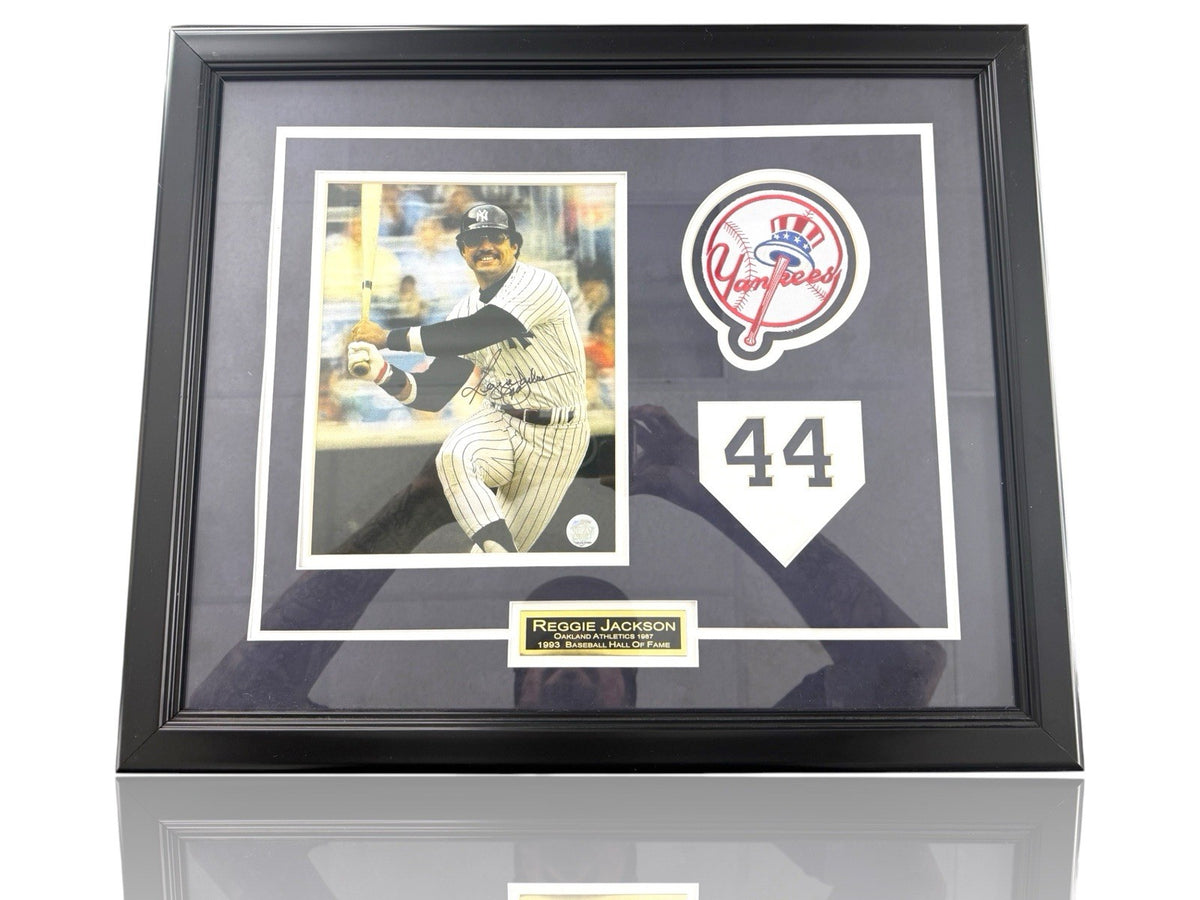 ⚠️Framed Reggie Jackson Yankees Auto 18x22"~COA GFA~HIGH QUALITY SHOOT OFFER💨