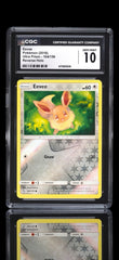 🔥 Eevee Pokémon 2018 Ultra Prism 104 Reverse Holo~GRADE 10 POP 2~SHOOT OFFER💨
