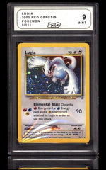 💎Pokemon Lugia 9/111 Neo Genesis Holo MEW GRADE 9! SAME DAY SHIP~SHOOT OFFER!💨