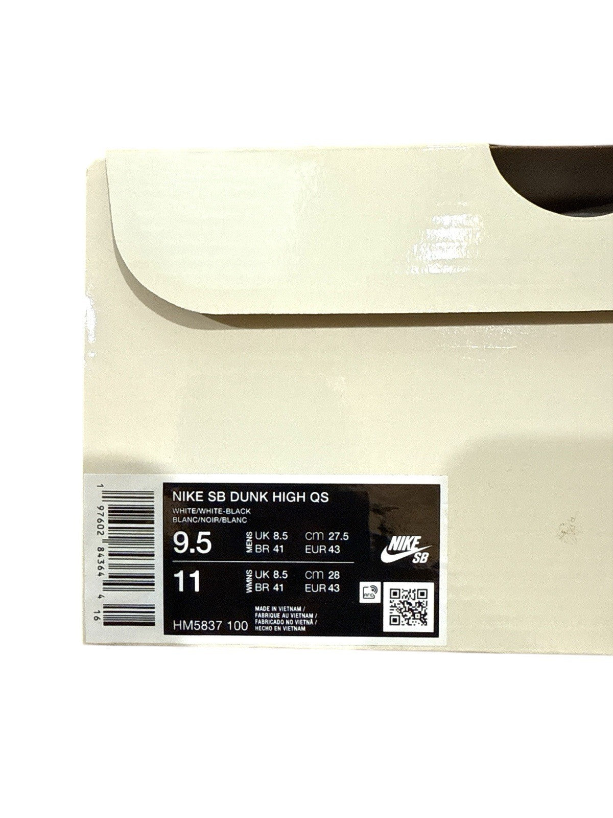 ‼️Size 9.5 - AntiHero x Nike Dunk SB High Wolf Grey~ SAME DAY SHIP~SHOOT OFFER💨