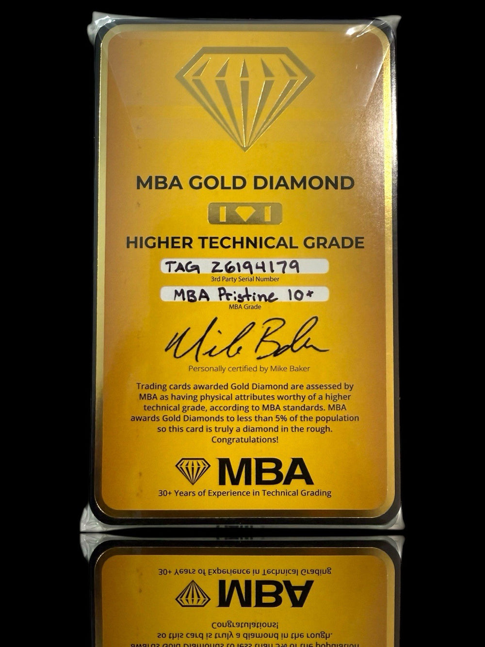 💎 Riolu Pokemon #068 Mega Brave JPN TAG GRADE 10! GOLD DIAMOND MBA™️ PRISTINE!