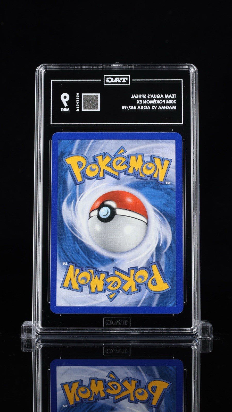 🚨 2004 Pokemon EX Team Magma vs Aqua's Spheal #57/95~ TAG GRADE 9~TOP RANKED💨