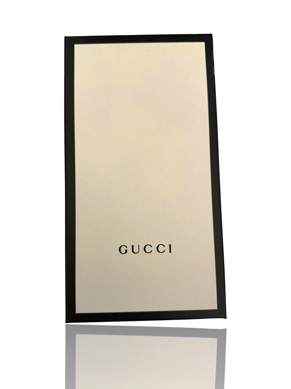 🐝 NEW GUCCI Bee Star Design Brown Leather Long Wallet Zip Around Gold Italy💨