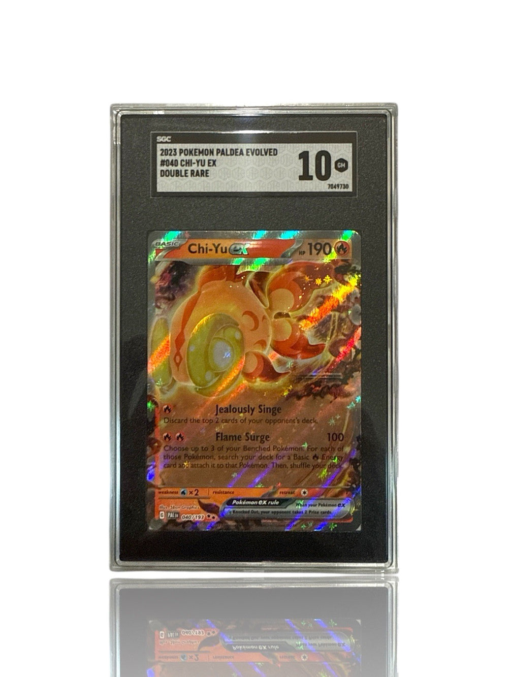 ‼️Pokemon Chi-Yu ex 040/193: Paldea Evolved Holo GRADE 10~FAST SHIP~SHOOT OFFER!