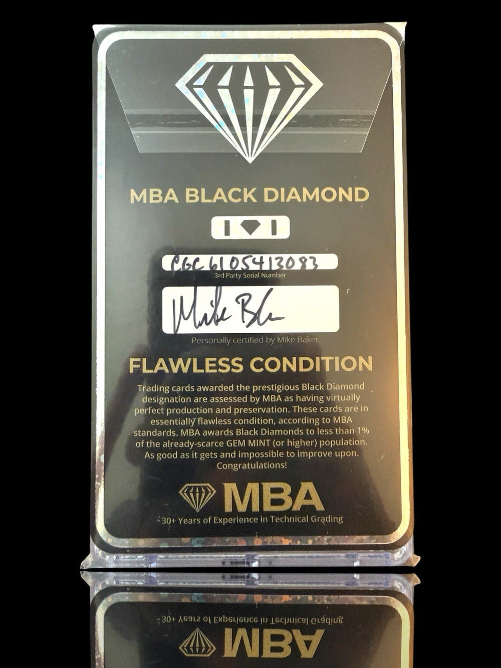 😈 Mega Gengar ex #056 Phantasmal Flames GRADE 10 BLACK DIAMOND FLAWLESS MBA 💎