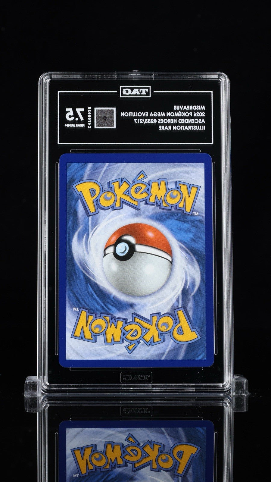 ⚠️ Misdreavus #233 Pokemon Ascended Heroes~TAG GRADE 7.5~FAST SHIP SHOOT OFFER