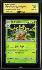 ⚠️ Hydrapple #018 Phantasmal Flames Cosmos Promo Holo~ MBA GRADE 10 POP 1!💨