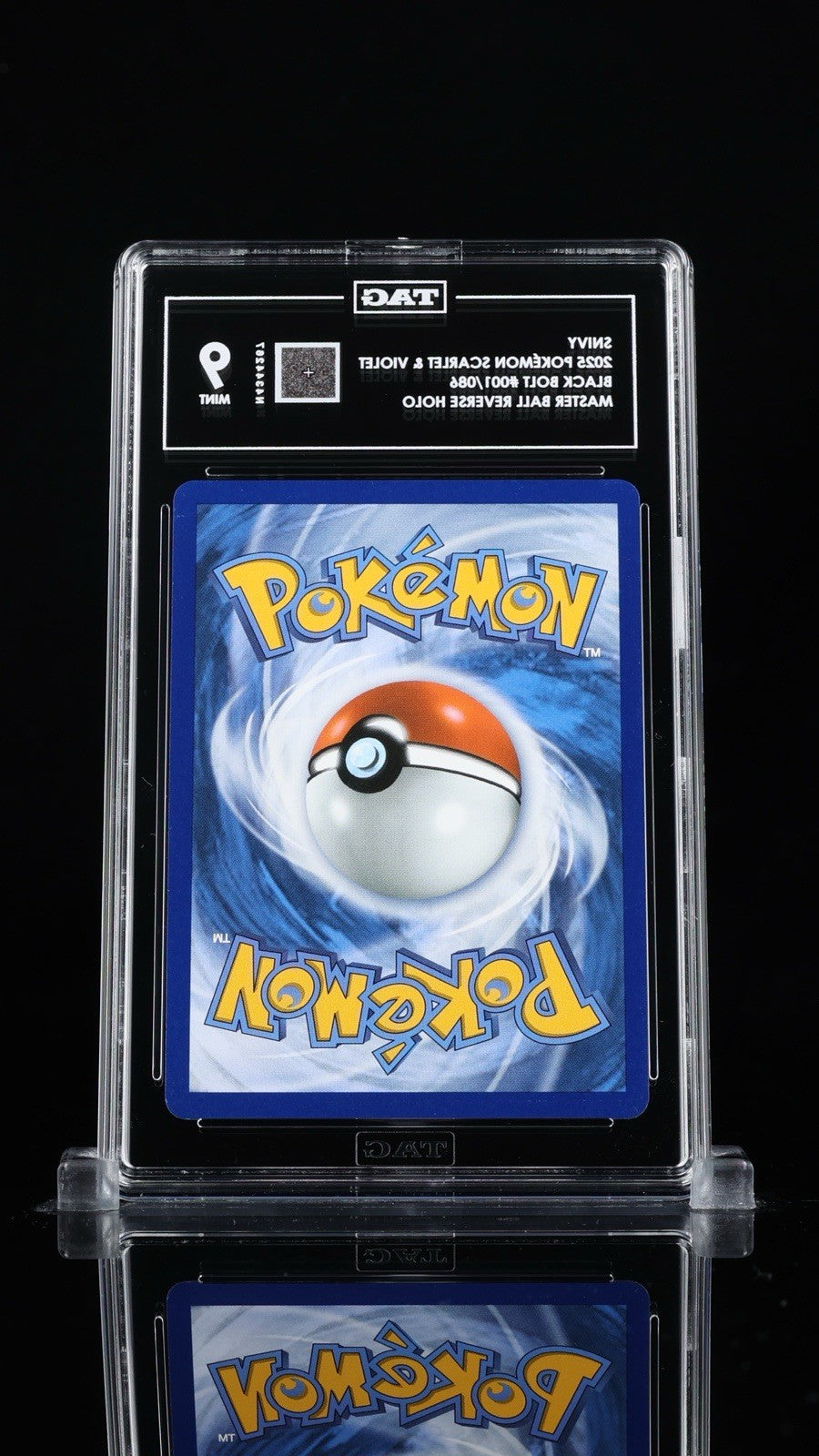 ‼️SNIVY 2025 POKÉMON BLACK BOLT #001~TAG GRADE 9! FAST SHIP~ SHOOT OFFER!💨