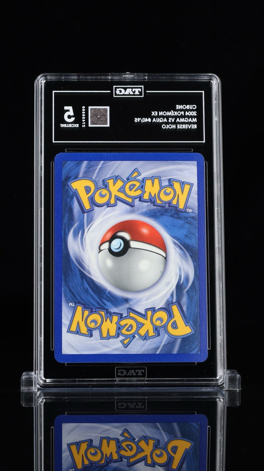 ‼️CUBONE 2004 POKÉMON EX MAGMA VS AQUA #40/95 REVERSE HOLO~ GRADED TAG!💨
