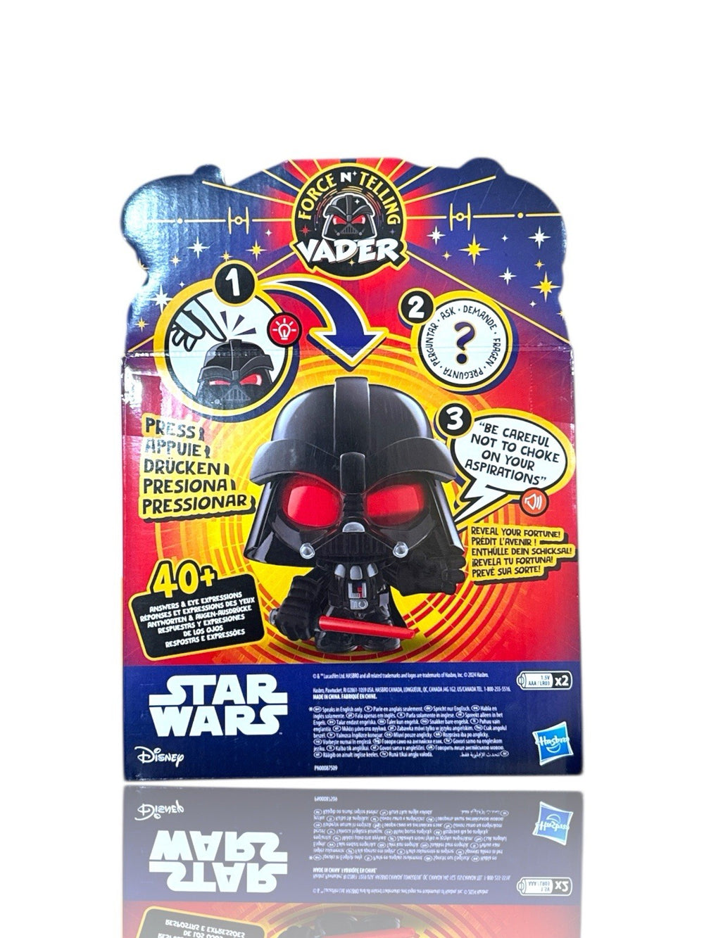 🌟Disney Star Wars FORCE N TELLING VADER Fortune Telling Darth Vader FAST SHIP💨