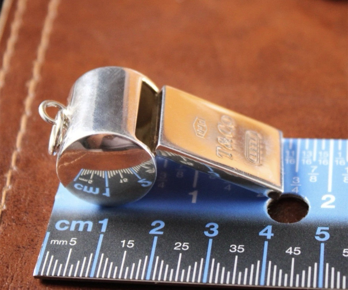 ⚠️ TIFFANY & CO.  Whistle Pendant 1837 Collection Sterling Silver 2 1/16" Length