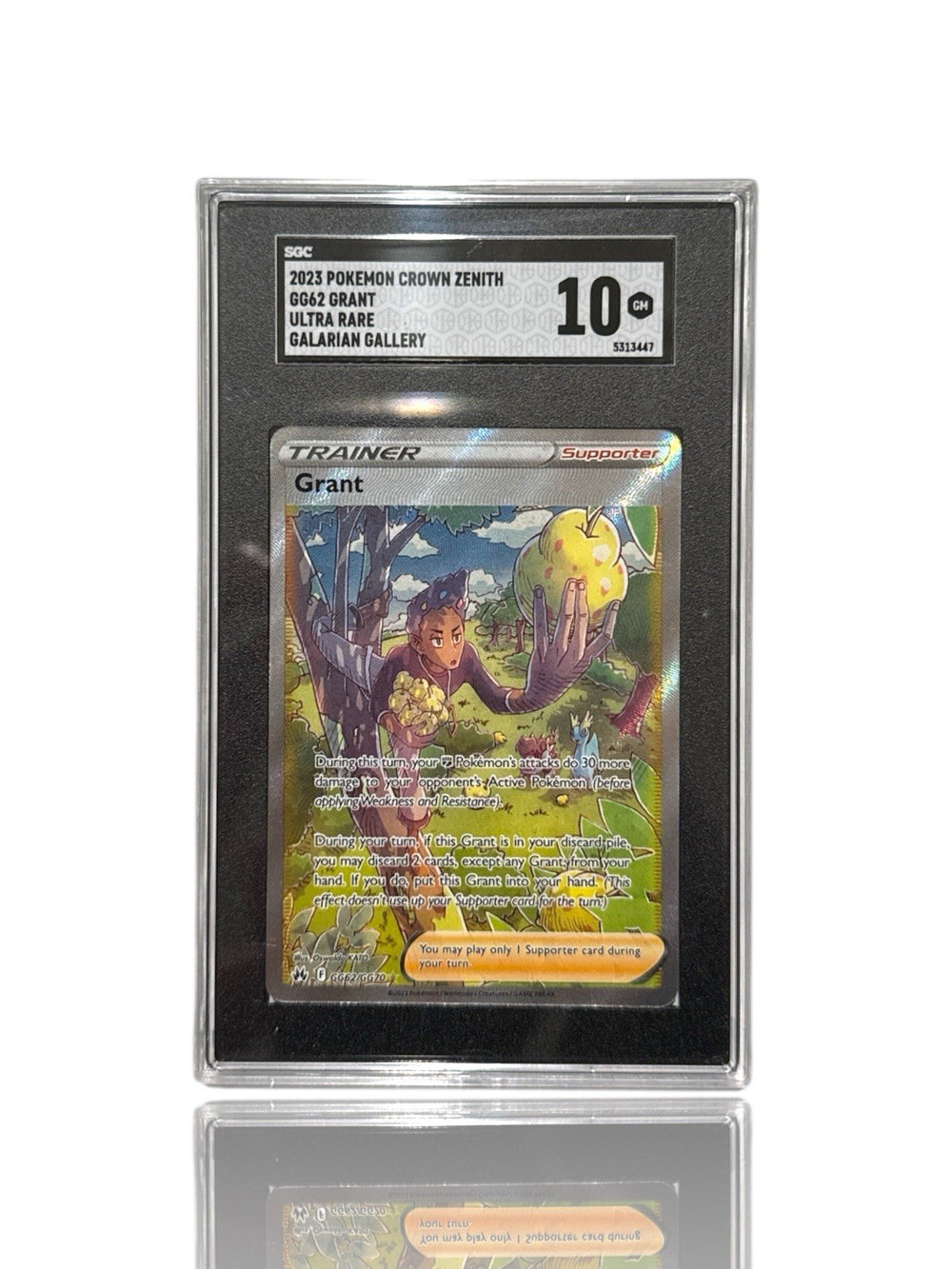 ‼️Pokemon Grant GG62/GG70 Crown Zenith: Galarian Gallery Holo GRADE 10!💨