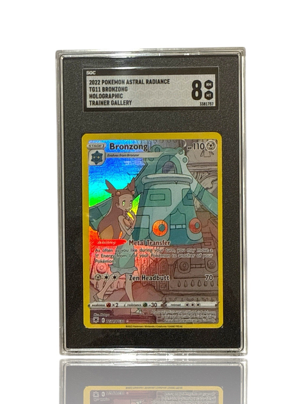 Bronzong TG11/TG30: Astral Radiance Trainer Gallery Holo GRADE 8! SUPER CHEAP💨
