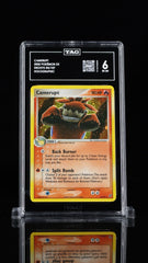 🚨Camerupt 4/107 Deoxys Reverse Holo~ TAG GRADE 6! FAST SHIP~SHOOT OFFER!💨