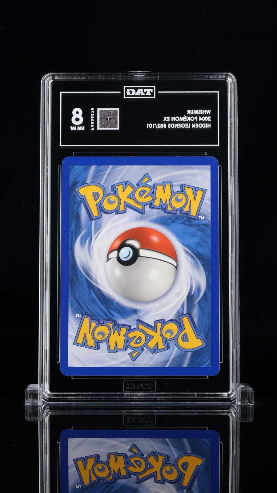 ‼️ Whismur 82/101 Pokemon Hidden Legends~ TAG GRADE 8~ SHOOT OFFER LOW POP💨