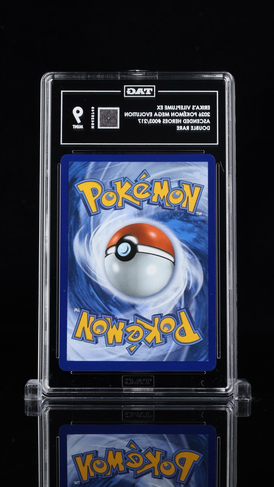 ⚠️ Erika's Vileplume ex #003 Pokemon Ascended Heroes~TAG GRADE 9~SHOOT OFFER!💨