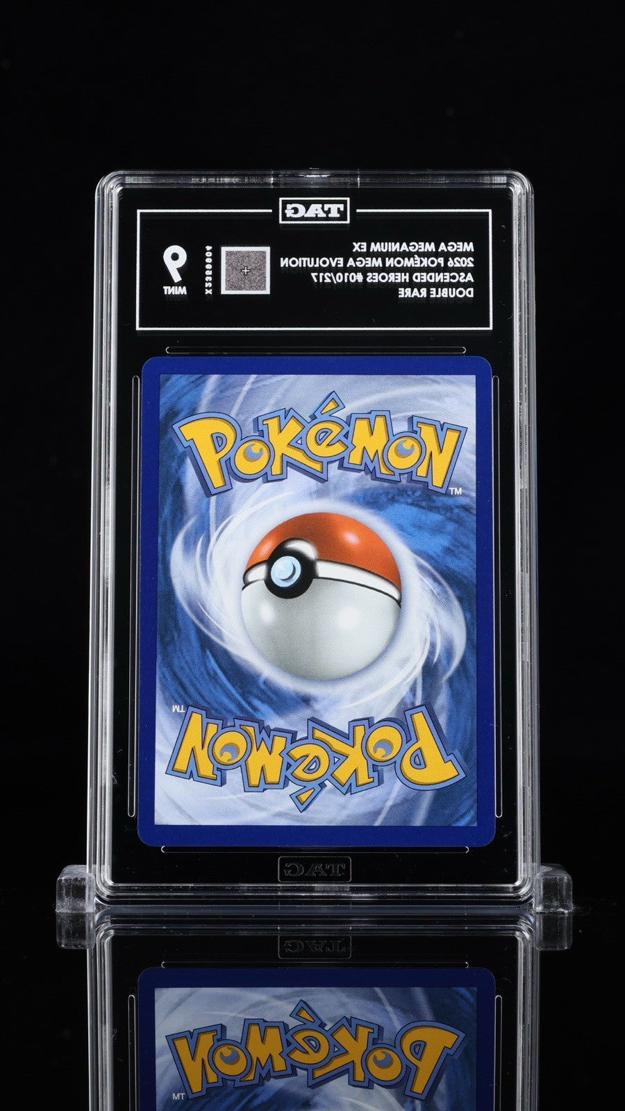 ⚠️ Mega Meganium ex #010 Pokemon Ascended Heroes~TAG GRADE 9~SHOOT OFFER!💨