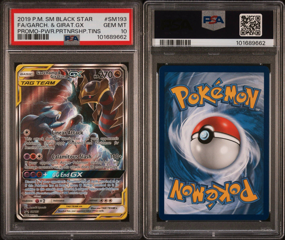 ‼️Garchomp & Giratina GX #SM193 Pokemon Promo PSA GRADE 10! SHIPS FAST💨