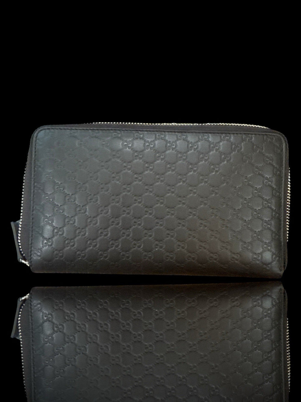 💎NEW~Gucci Men's Microguccissima Brown Leather Wallet w/ Zipper! SAME DAY SHIP