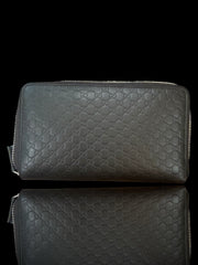 💎NEW~Gucci Men's Microguccissima Brown Leather Wallet w/ Zipper! SAME DAY SHIP