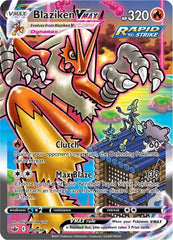 ‼️Pokemon Blaziken VMAX Alt Art Secret #201 Sword & Shield GRADE 10 PRISTINE!💨